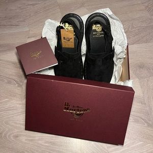 Dr. Martens Jorge Suede Slingback Mules Made in England - Mens 10.5/Womens 11.5